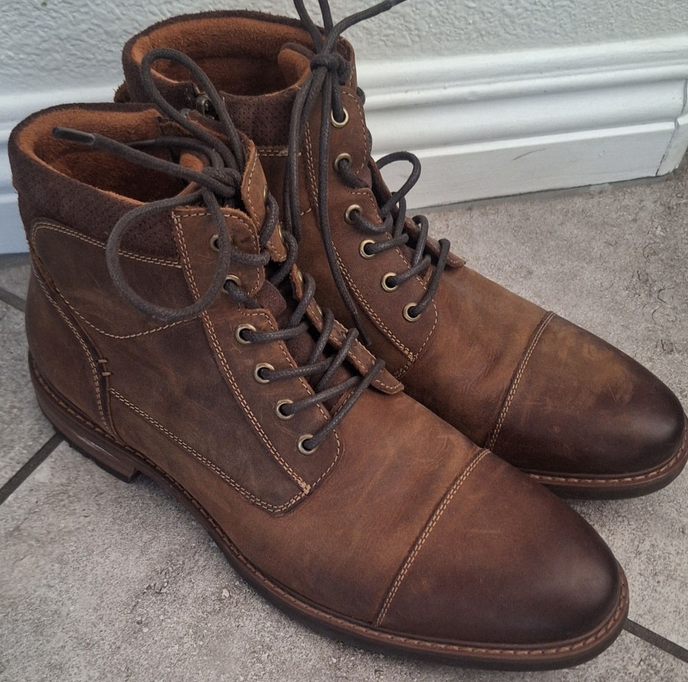 Florsheim Distressed  Dark Brown Men's Leather Boots